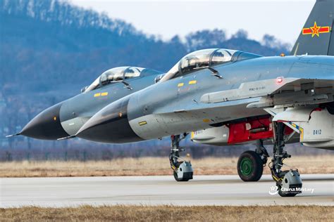 J-11 taking off from a base