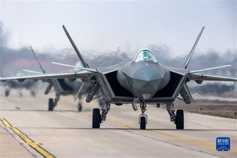 J-20s in formation flight