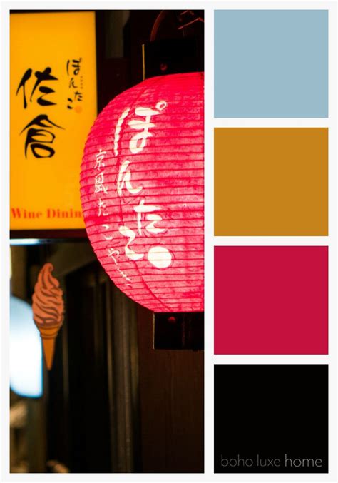 Traditional Japanese color palette