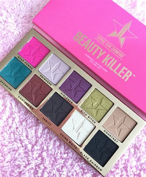 Jeffree Star Makeup Palette Swatch Comparison