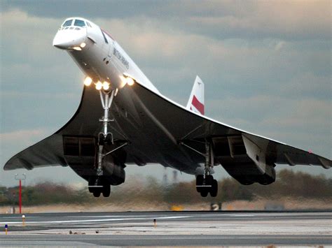 Concorde in flight