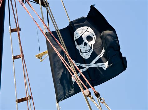 The original Jolly Roger flag