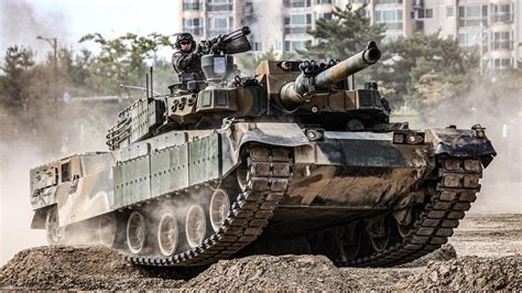 K2 Black Panther Tank on a Training Exercise