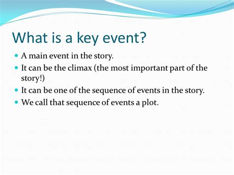 Key Events and Deadlines