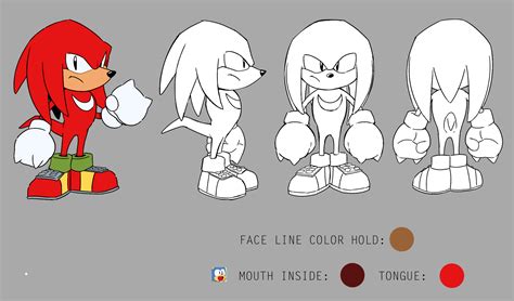 Knuckles Design Sketches