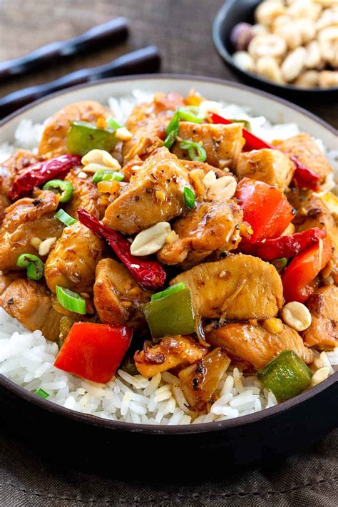 Kung Pao Chicken, a spicy Sichuan dish