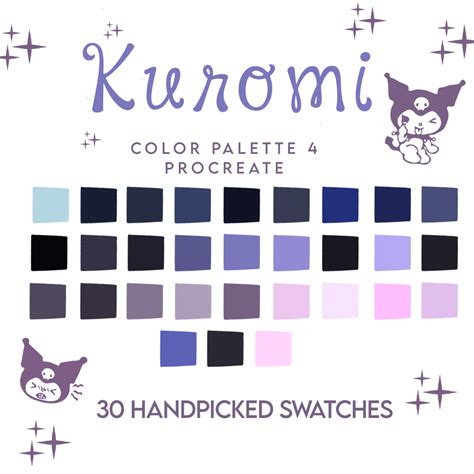 Kuromi Color Palette