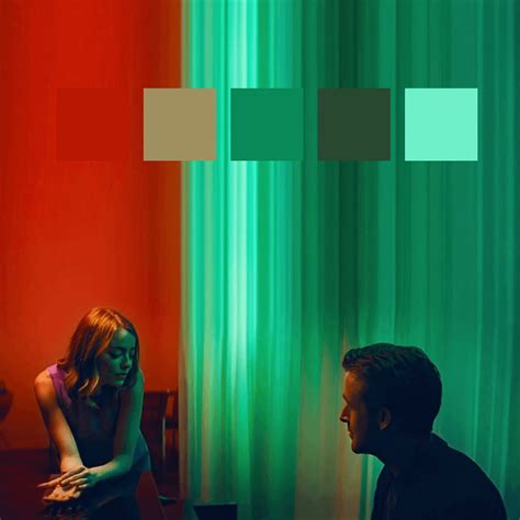 La La Land Color Palette Reference