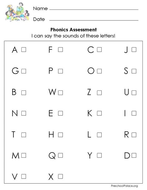 Letter F Printable Assessments