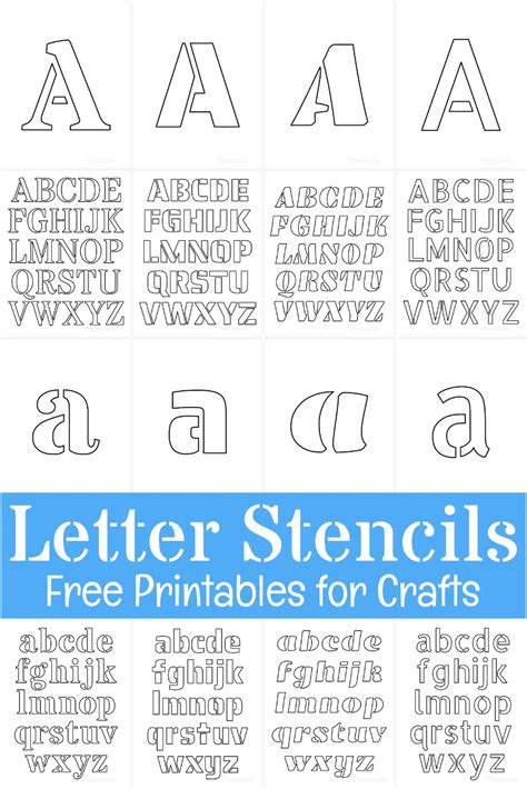 Description of Letter Stencils For Crafts