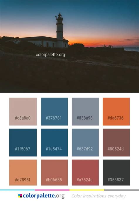 Lighthouse Color Palette Variations