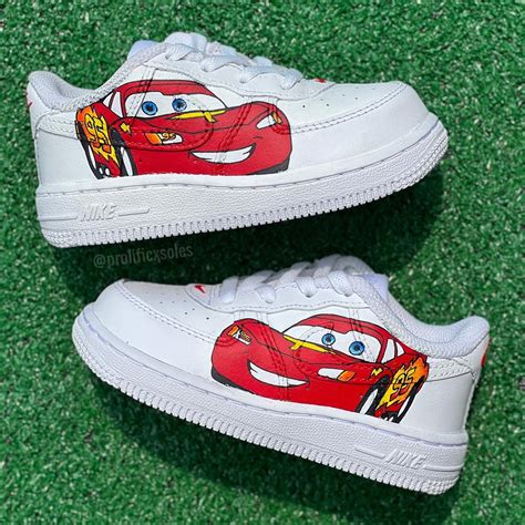 Lightning McQueen Air Force 1 Custom Sneakers Availability