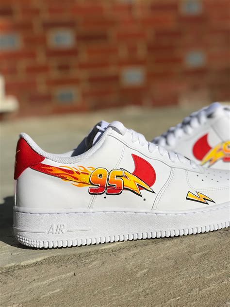 Lightning McQueen Air Force 1 Custom Sneakers Collectibility