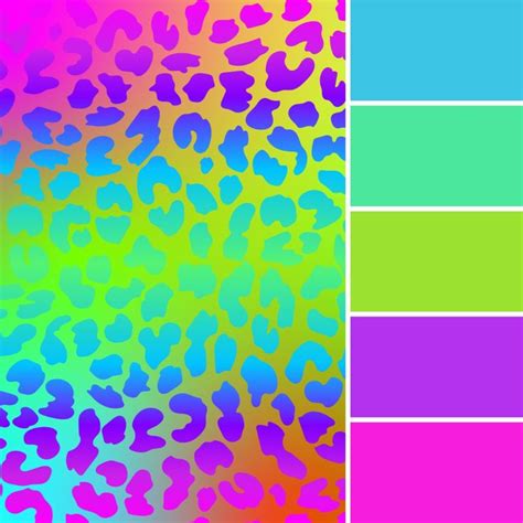 Lisa Frank Color Palette Inspiration 1