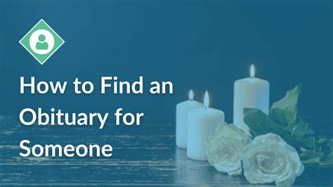 Local Resources for Finding Obituaries