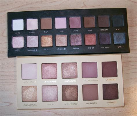 Lorac Unzipped Palette Comparison