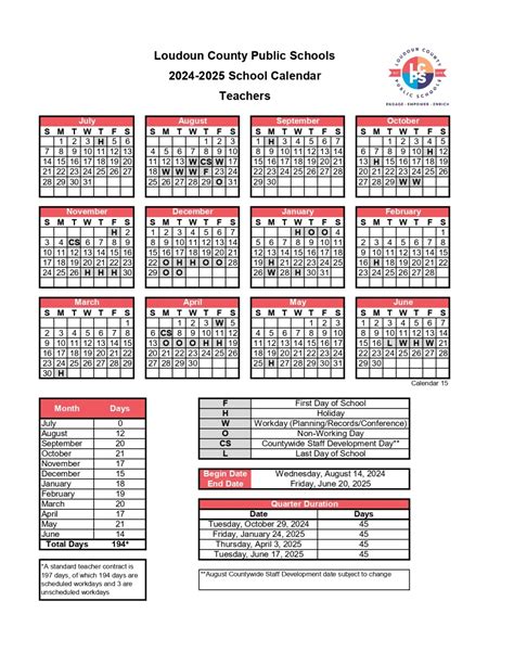 Loudoun Public Schools Calendar Image 8