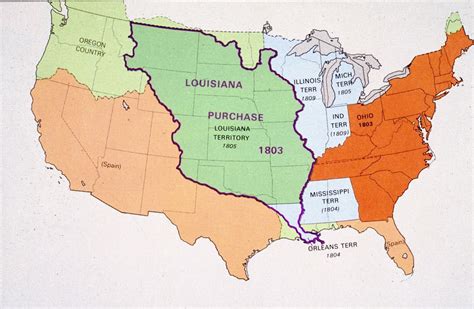 Louisiana Purchase Map