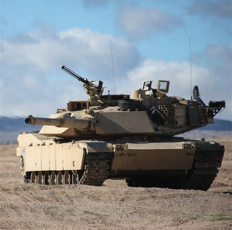 M1 Abrams Tank in action