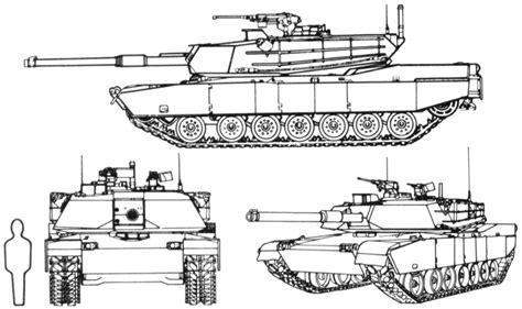 M1 Abrams Tank Reference Image