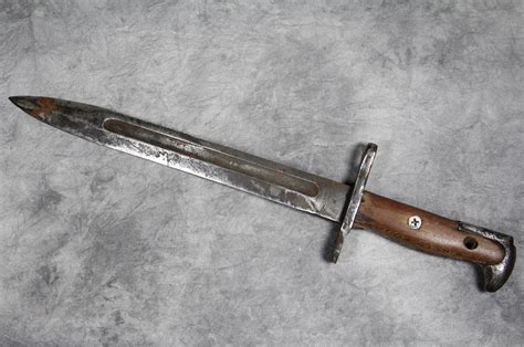 Close-up of the M1 Garand bayonet's blade