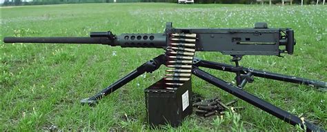 M2 Browning Machine Gun in Training