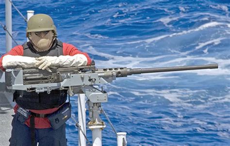 M2 Browning Machine Gun on Display