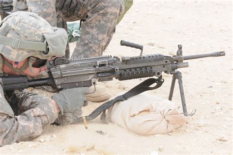 M249 SAW Machine Gun Deployment