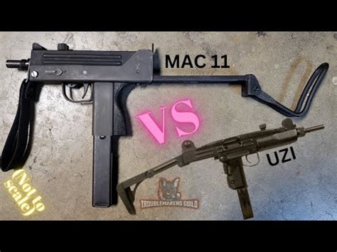 MAC-11 and Uzi comparison