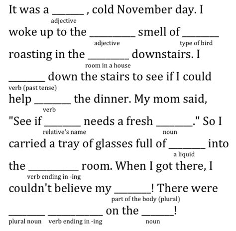 How to play Mad Libs