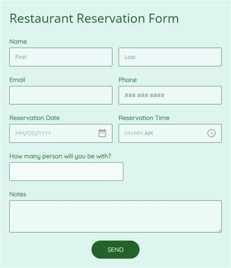 Making Reservations