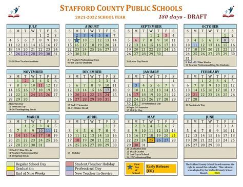 Making the Most of the Stafford County Schools Calendar