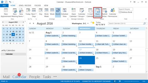 Managing Shared Calendar Notifications