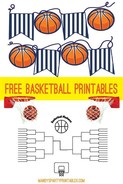 March Madness Printable Brackets for Party