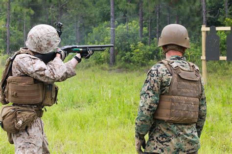 Marine Corps Combat Engineers conducting combat patrolling