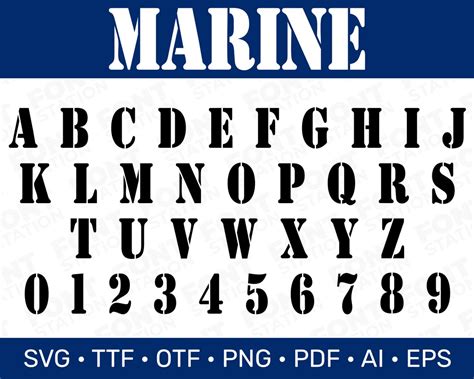 Marine Corps Fonts Helvetica