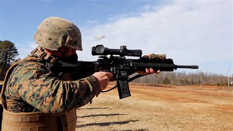 Marine Rifle Qualification Stance