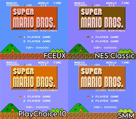 Mario Inspired Color Schemes