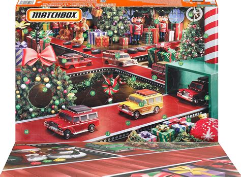 Matchbox Advent Calendar with 24 small doors