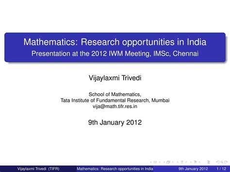 Math Research Opportunities for Undergraduates