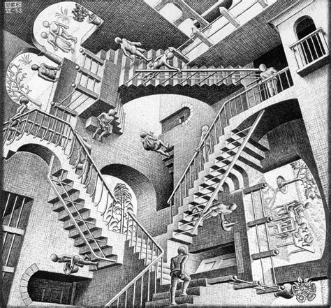 M.C. Escher's Relativity Art