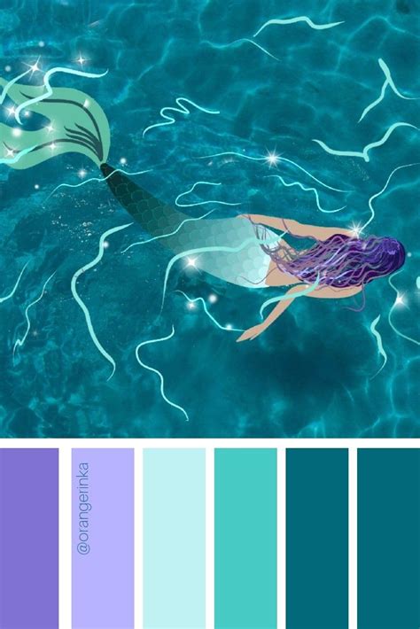 Mermaid Color Palette Inspiration 1