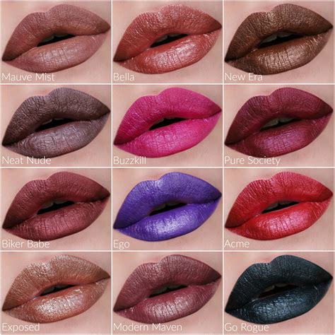 Metallic Shades Metallic Lip Palette