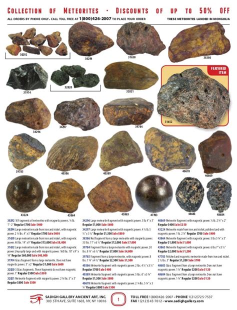 Meteorite Collection