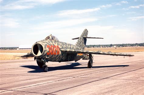 MiG-17 on display in a museum