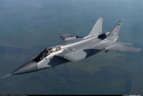 Mikoyan Gurevich MiG-31 in flight