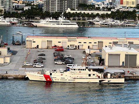 Miami Coast Guard Base Lifeboat