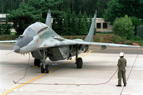 Mikoyan-Gurevich MiG-29 Fighter Jet Drawing