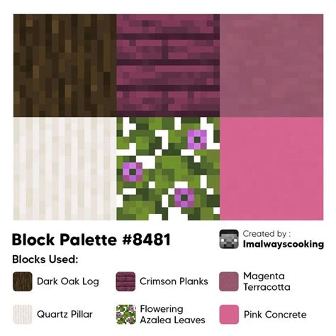 Minecraft Color Palette Sample 6