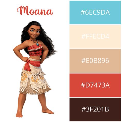 Moana Color Theory